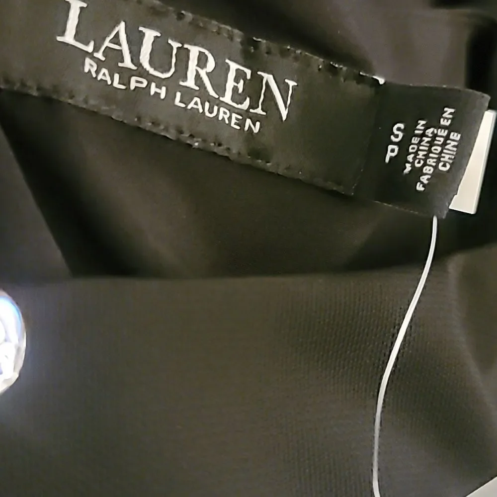 Lauren Ralph Lauren Keyhole Belted Jumpsuit In Black Womens Size Small